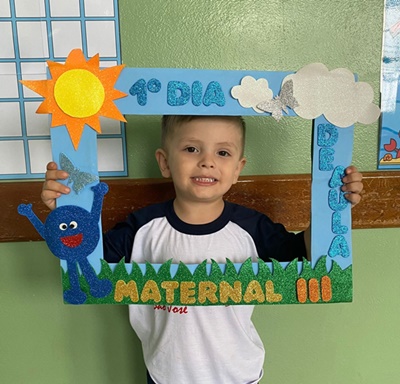 Primeiro dia de aula no Maternal III  Col�gio Passionista S�o Jos�