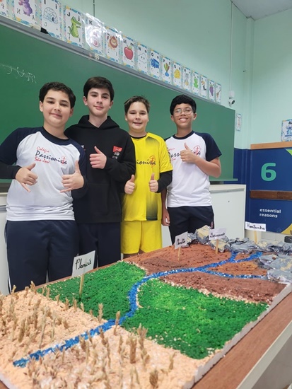 7� Ano - Maquetes sobre o Espa�o Rural Brasileiro Col�gio Passionista S�o Jos�