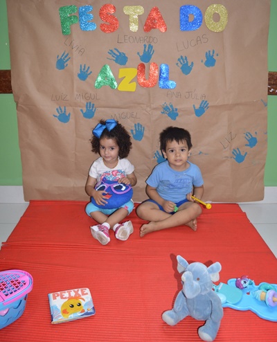 Maternal II - Festa do Azul Col�gio Passionista S�o Jos�