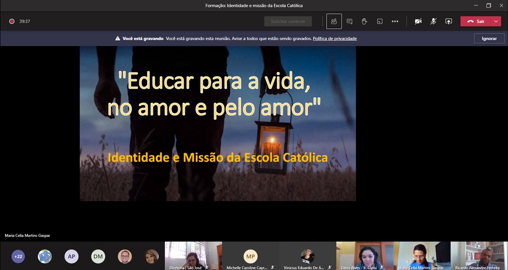 Semana Pedag�gica - Identidade e Miss�o da Escola Cat�lica com a Equipe da FTD Col�gio Passionista S�o Jos�