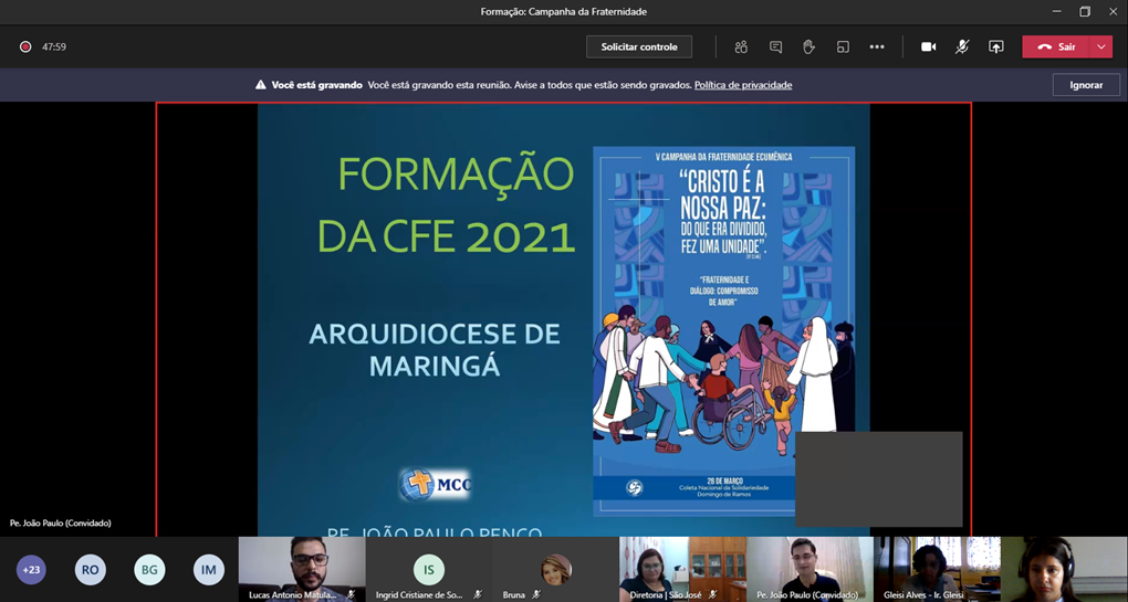 Semana Pedag�gica - Campanha da Fraternidade Col�gio Passionista S�o Jos�