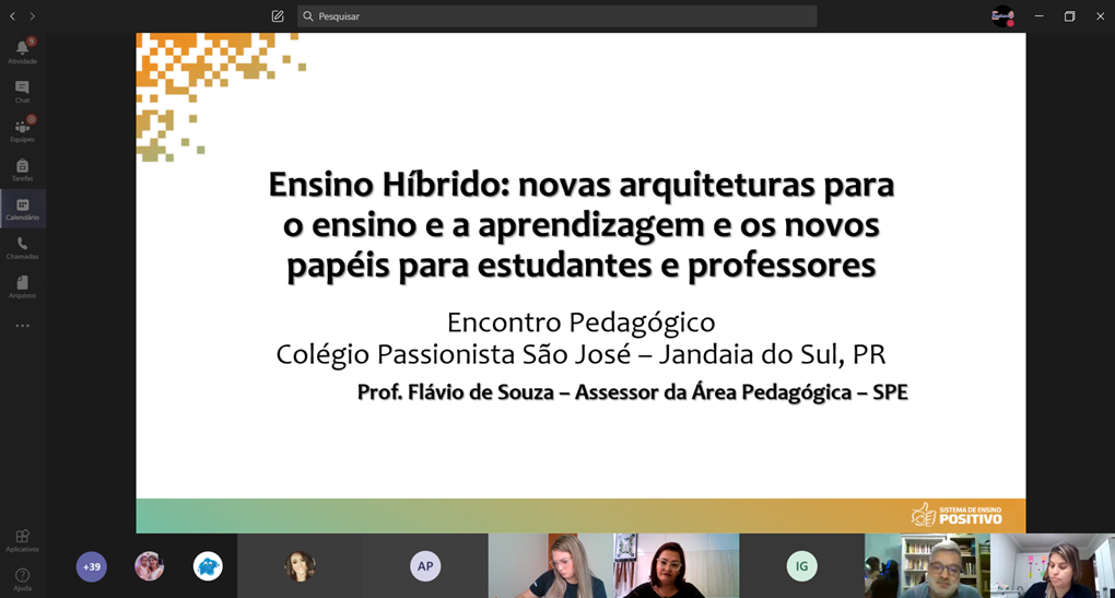 Forma��o Pedag�gica - Ensino H�brido Col�gio Passionista S�o Jos�