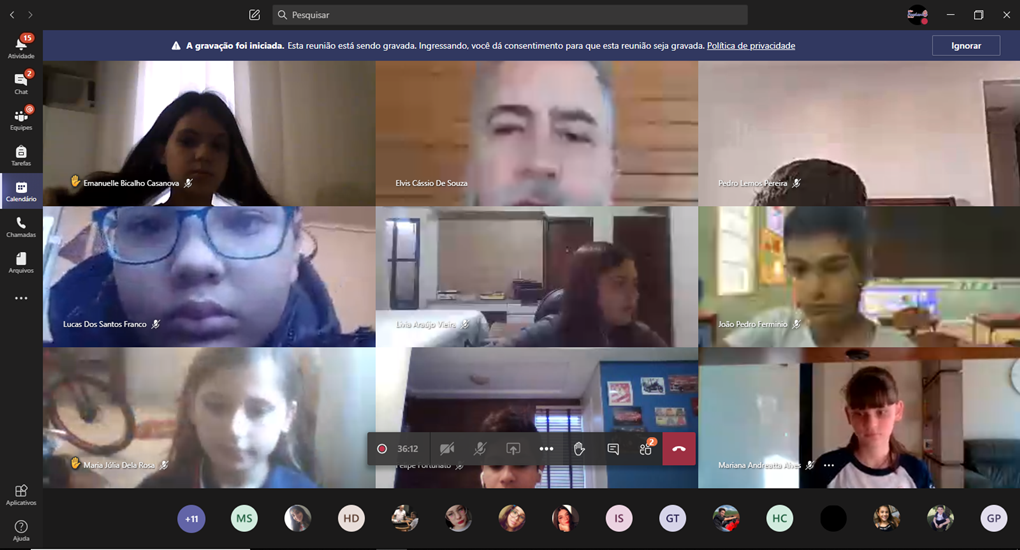 Aulas Remotas Col�gio Passionista S�o Jos�