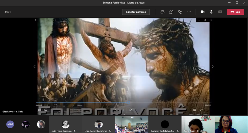 Semana Passionista online - Segundo dia: Morte de Jesus Col�gio Passionista S�o Jos�
