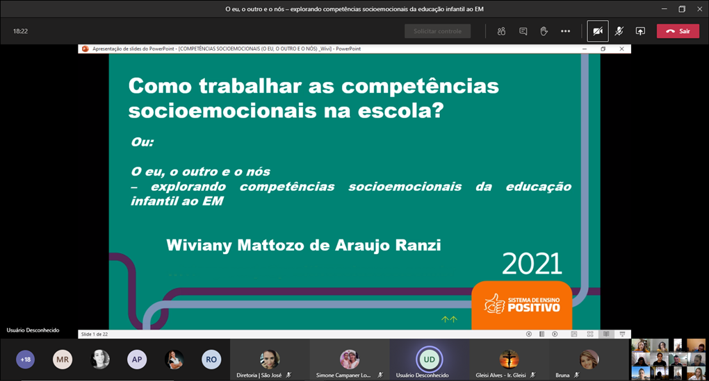 Semana Pedag�gica - Palestra com o Sistema Positivo de Ensino Col�gio Passionista S�o Jos�