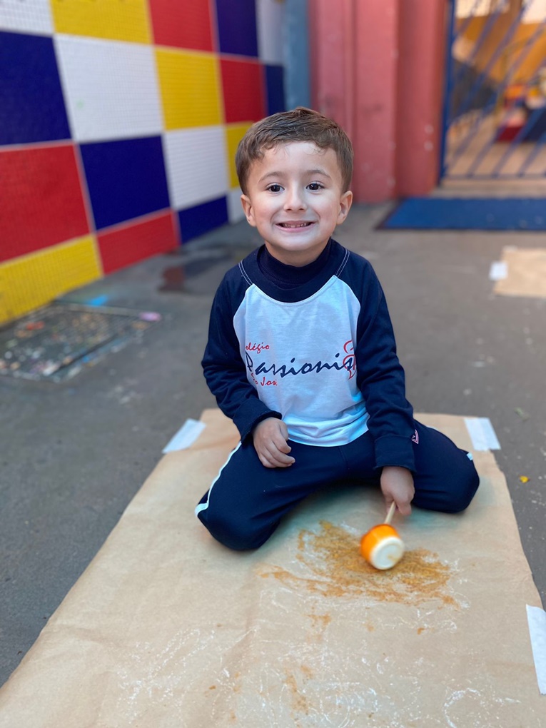 Maternal III B - Pintura Gelada Col�gio Passionista S�o Jos�