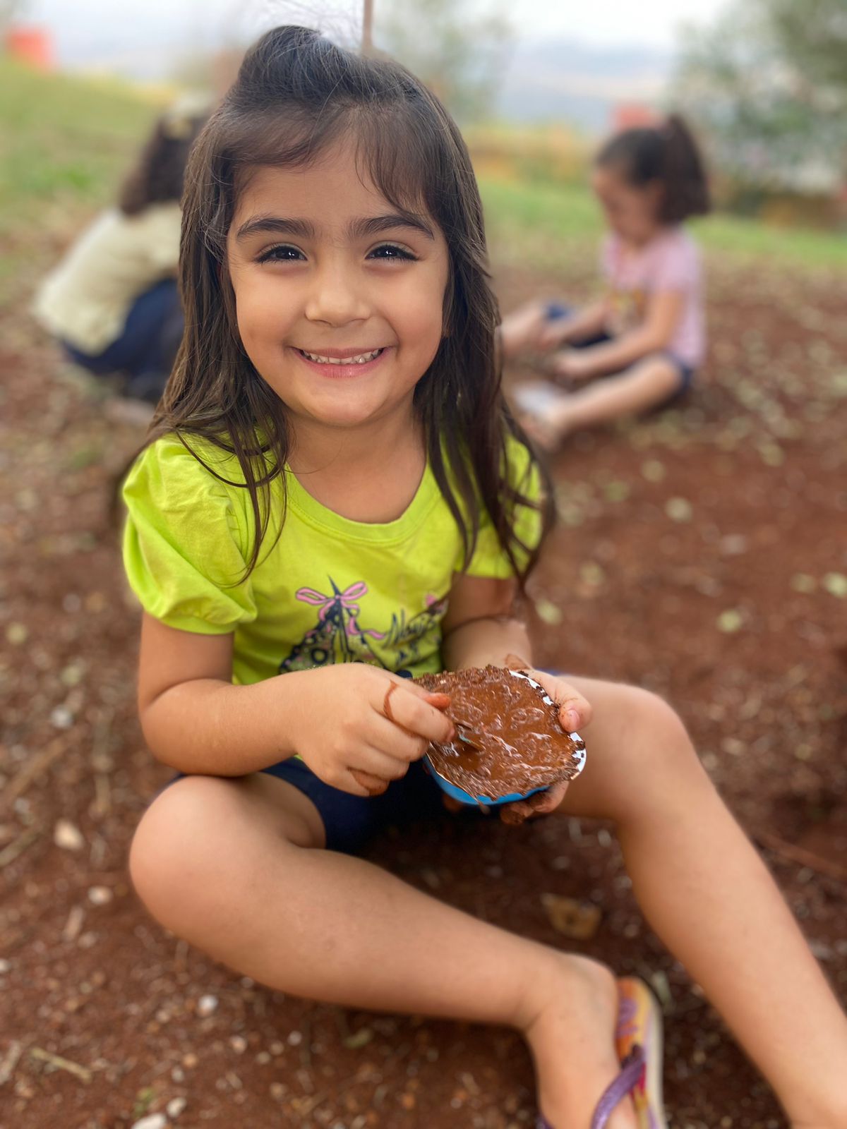 Pr� I A e B - Pratos com terra e elementos da natureza. Col�gio Passionista S�o Jos�