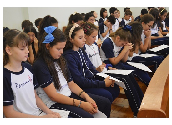 Prepara��o para a P�scoa Col�gio Passionista S�o Jos�